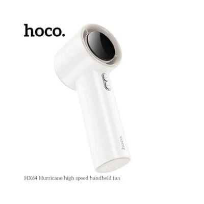 Picture of Hoco HX64 Hurricane High Speed Ultra-Quiet Portable Handheld Fan