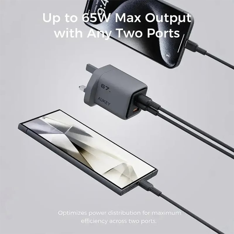 Picture of AUKEY PA-C3 Comet Mix 3 67W PD Wall Charger with GaN Technology