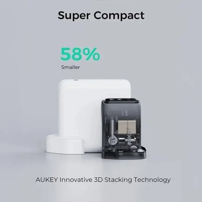 Picture of AUKEY PA-C3 Comet Mix 3 67W PD Wall Charger with GaN Technology