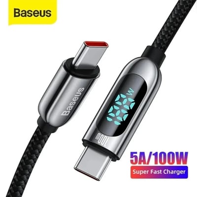 Picture of baseus-display-fast-charging-data-cable-usb-c-to-usb-c-100w