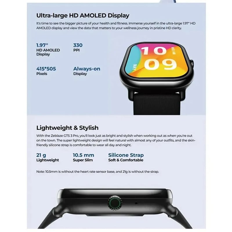 Picture of Zeblaze GTS 3 Pro Smart Watch