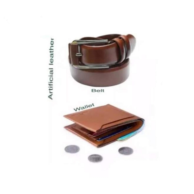 Picture of Multicolor Artificial leather belt and wallet combo for men LC-2003 - Brown