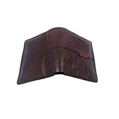 Picture of Men's Lewis Leather Wallet Money Purse Card Holder Brown - Dark Brown