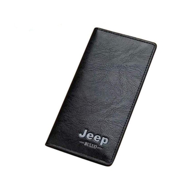 Picture of Jeeo Black  Long High quality Stylish Artificial Leather wallet for men black color Qualityful - Easy To care and Longive - Black