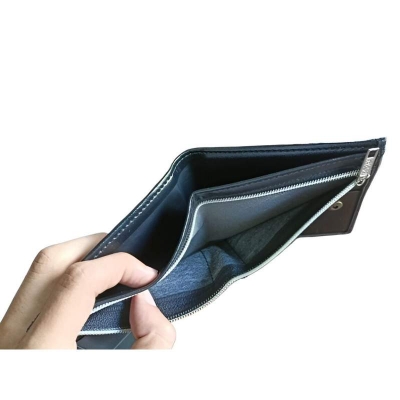 Picture of Jeep small Artificial Leather Wallet Money bag - Black