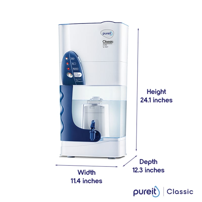 Picture of Pureit Classic Blue 23L Water Purifier – 4 Stage Gravity Based Water Purifier