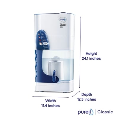 Picture of Pureit Classic Blue 23L Water Purifier – 4 Stage Gravity Based Water Purifier