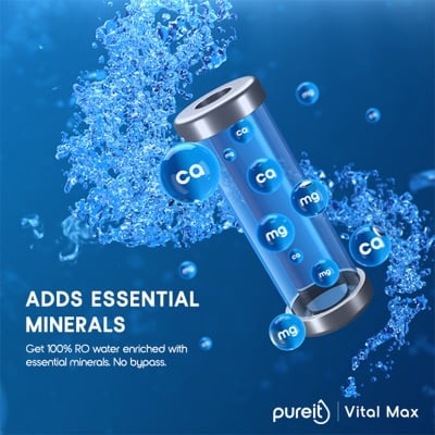 Picture of Pureit Vital Max 7L RO+UV Water Purifier with 7-Stage Purification & Mineral Enhancer