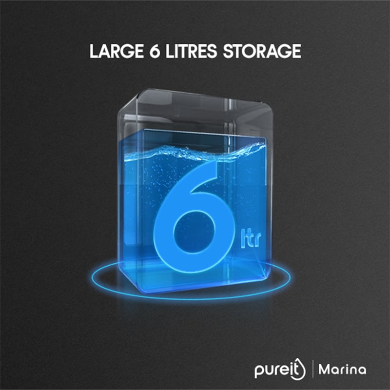 Picture of Pureit Marina RO+UV+MF 6L Water Purifier – 7 Stage Purification with 20L/Hour High-Speed Technology