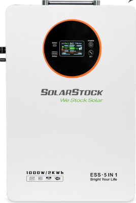 Picture of Solarstock SS-LPS1000B 1000W/2009.6Wh High Capacity Lithium Energy Storage System for Large Home with Solar System & LCD Display