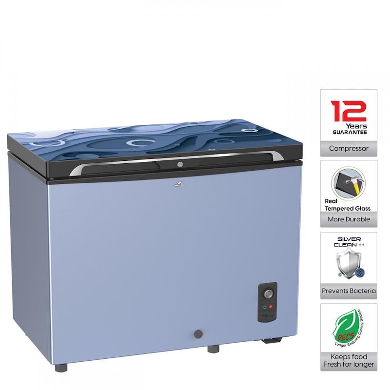 Picture of Walton Glass Door Cest Freezer 255 litter WCG-2E5-GDEL-GX 