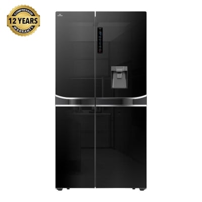 Picture of Walton Glass Door side by side  Non Frost Digital display 646 litter WNR-6D6-GDFS-DD inverter refrigerator
