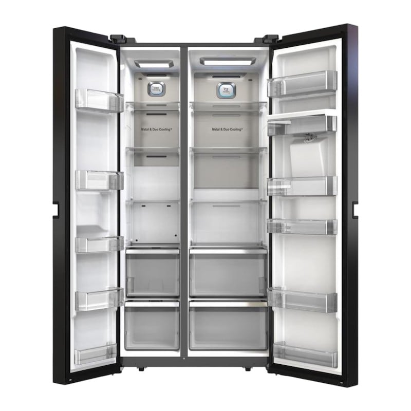 Picture of Walton Glass Door side by side  Non Frost Digital display 646 litter WNR-6D6-GDFS-DD inverter refrigerator