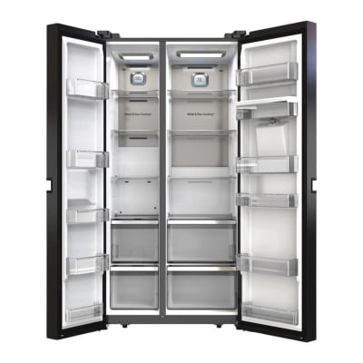 Picture of Walton Glass Door side by side  Non Frost Digital display 646 litter WNR-6D6-GDFS-DD inverter refrigerator