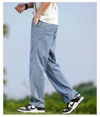 Picture of SUPER SOFT DENIM TROUSER (Sky Blue)