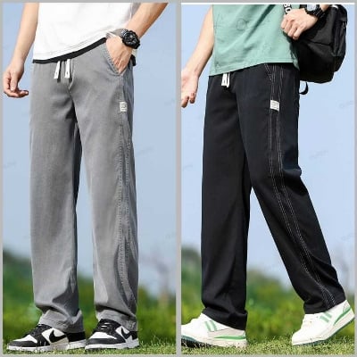 Picture of 2 Piece Combo SUPER SOFT DENIM TROUSER (Ash & Black)