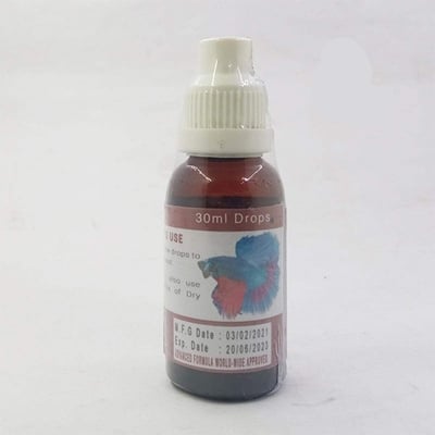 Picture of Aquarium Fish Vitamin for  fast Growth, Improve Color & Nutrition  3oml Drop-1 gm