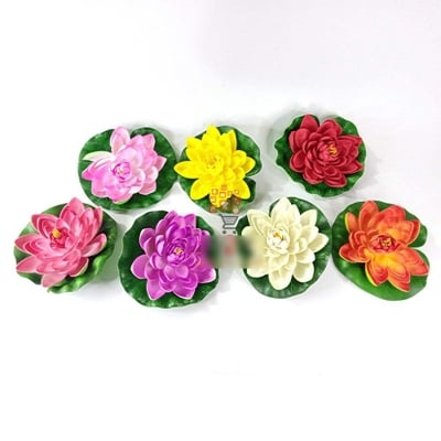 Picture of Artificial Shapla Flower | Poddo Flower | Lotus Flower for your Jar or Aquarium Decoration-25gm