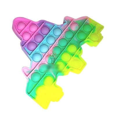 Picture of Fighter Biman Silicone Push Popit Toy for Kids-Multicolor
