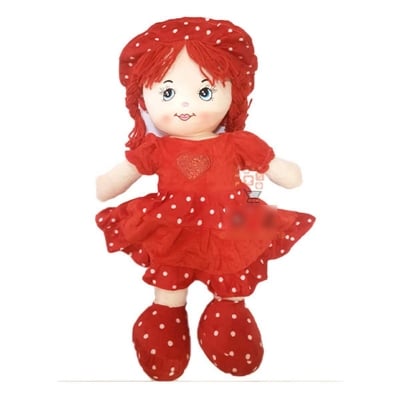Picture of China Cotton Doll Toys Soft Kawaii Girls Toy Stuff Doll for Christmas Birthday Gift-Red