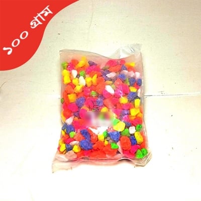 Picture of Multi Color Stone 100gm Packet for Aquarium decoration, Flower Vase Decoration-100 gm