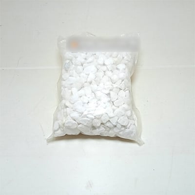 Picture of White Marble Stone for Aquarium, Fish Jar, Fish Tank or Flower Vase Decoration (250gm)-250 gm