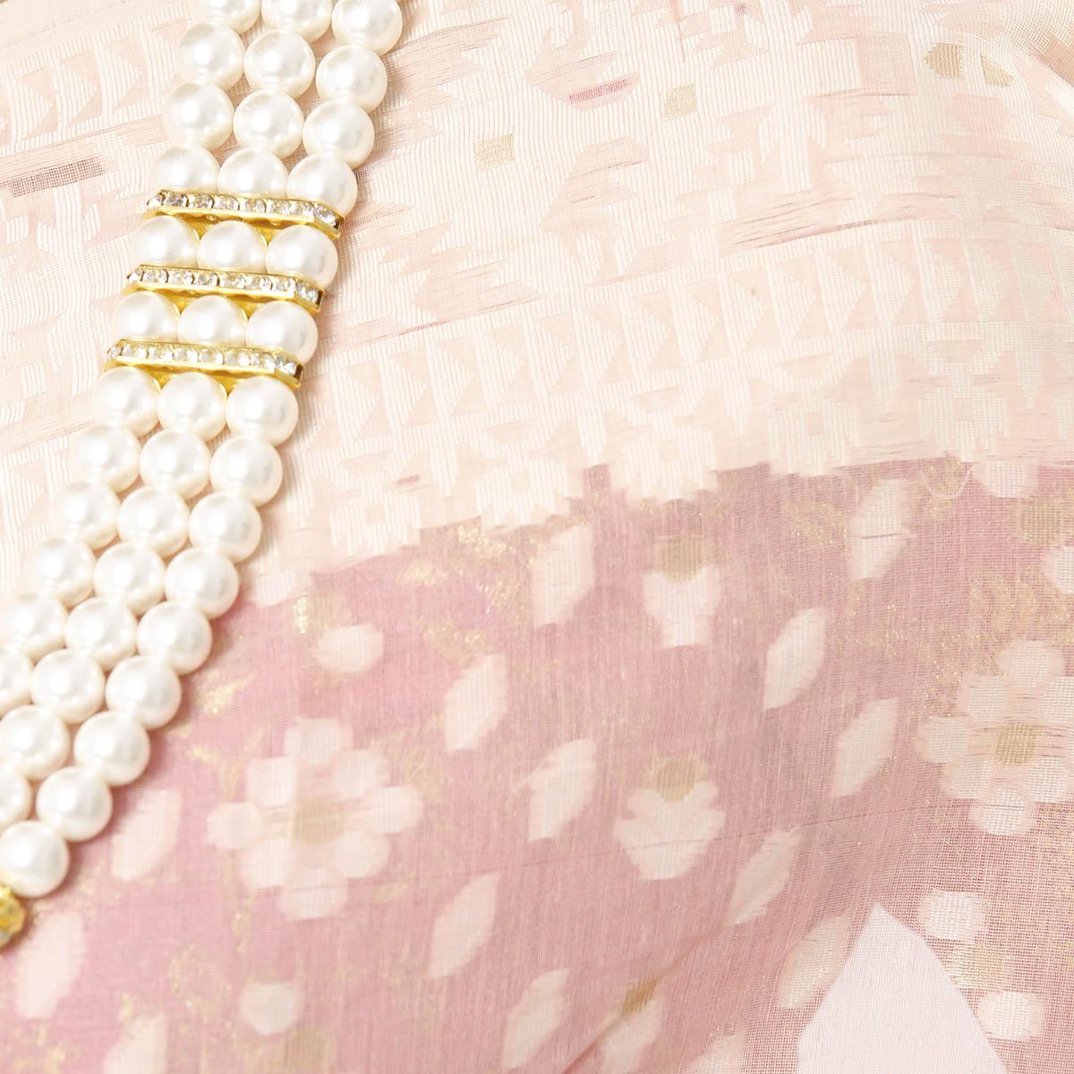 Picture of Pink Color Cotton Jamdani Saree For Women