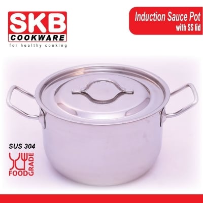 Picture of SKB 26cm Induction Sauce Pot - 8.3L Food Grade Stainless Steel -Multicolor
