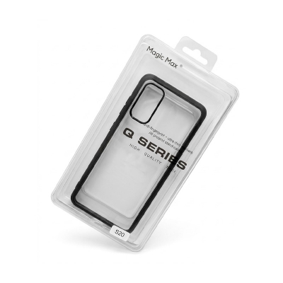 Picture of For Samsung Galaxy S20 - Luxury Premium Quality Antibacterial Q Series Clear Glass Case Cover