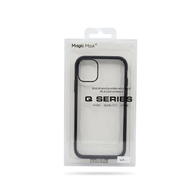 Picture of For Apple iPhone 11 - Luxury Premium Quality Antibacterial Q Series Clear Glass Case Cover