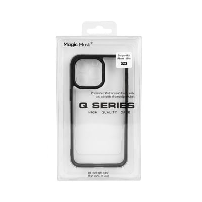 Picture of For Samsung Galaxy S23 - Luxury Premium Quality Antibacterial Q Series Clear Glass Case Cover
