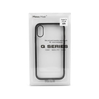 Picture of For Apple iPhone XR - Luxury Premium Quality Antibacterial Q Series Clear Glass Case Cover