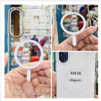 Picture of Samsung Galaxy A26,A36,A56,A55,A25,A34,A53,A54,A06,A05s Anti Yellow Hard MagSafe Compatible Shockproof Transparent Slim Fit Wireless Charging supported Phone Back Case Mobile Cover
