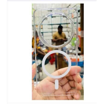 Picture of Nothing Phone 3A Pro Anti Yellow Phone Case Magsafe Clear Case Animation Magnetic Suffering Mobile Transparent Phone Back Cover Cover