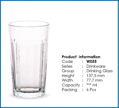 Picture of Progressive - Refined Taste - Panel Tumbler Glass For Water & Juice 6 PCS OF SET. - Kitchen & Dining - Fun To Have- Delights