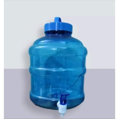 Picture of Food Grade Water Dispenser Jar with Tap - 8L - Blue