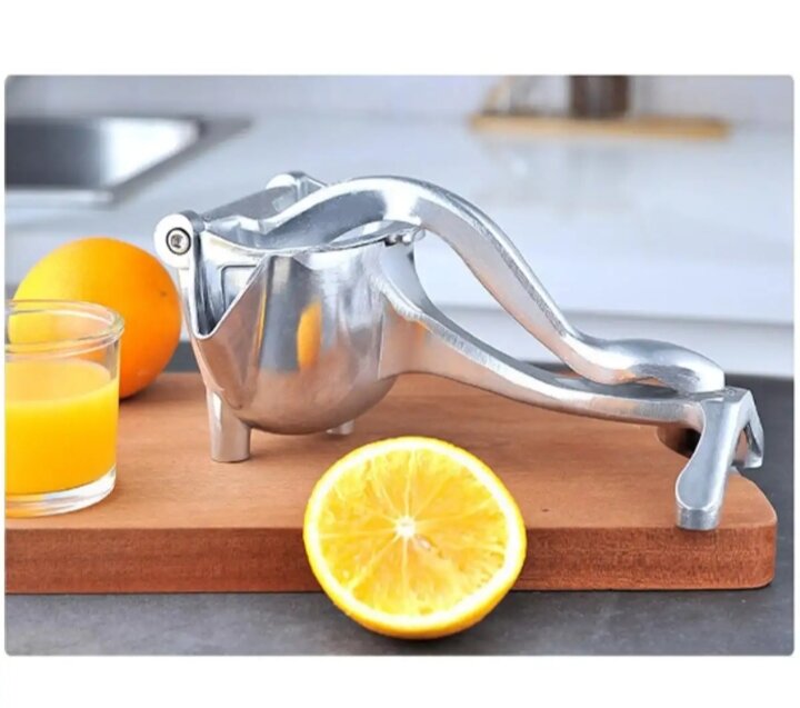 Picture of Manual Fruit Juicer Hand Press Squeezer - Silver