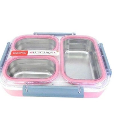 Picture of Tedemei 3-Compartment Stainless Steel Lunch Box - 1200ml