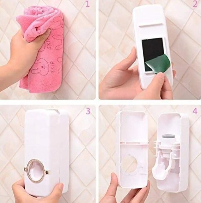 Picture of Automatic Toothpaste Dispenser - White