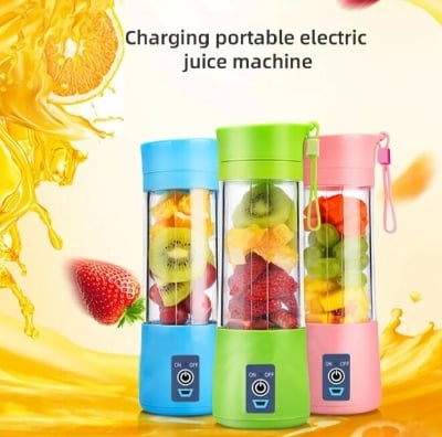 Picture of Portable USB Rechargeable Electric Fruit and Vegetable Juicer Blender