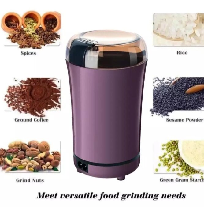 Picture of Electric Grain, Spice, Coffee and Herbal Medicine Grinder - Multicolor