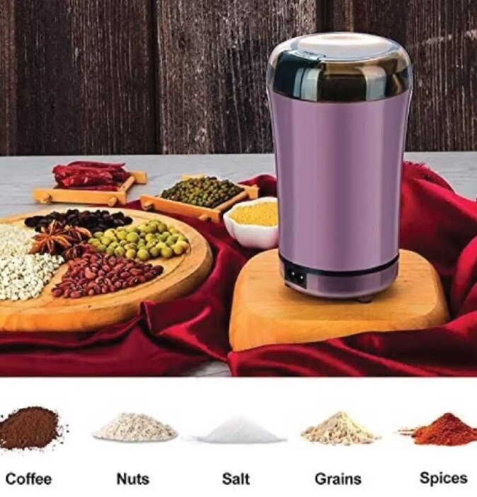 Picture of Electric Grain, Spice, Coffee and Herbal Medicine Grinder - Multicolor