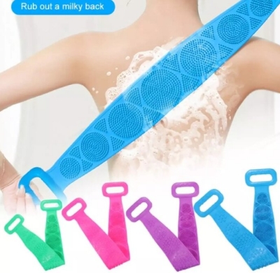 Picture of Silicone Bath Body Brush and Shower Back Scrubber - Multicolor