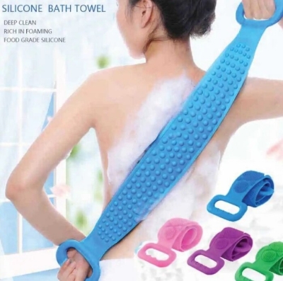 Picture of Silicone Bath Body Brush and Shower Back Scrubber - Multicolor