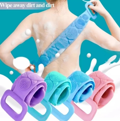 Picture of Silicone Bath Body Brush and Shower Back Scrubber - Multicolor