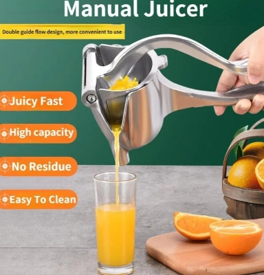 Picture of Aluminum Manual Fruit Juicer Hand Squeezer - Silver