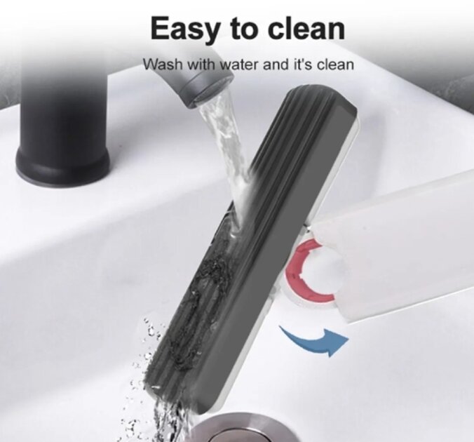 Picture of Mini Handheld Mop for Bathroom, Car and Window Cleaning