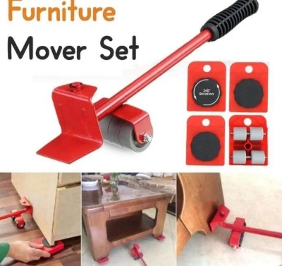 Picture of 5-Piece Furniture Mover Lifter and Slider Set - Multicolor