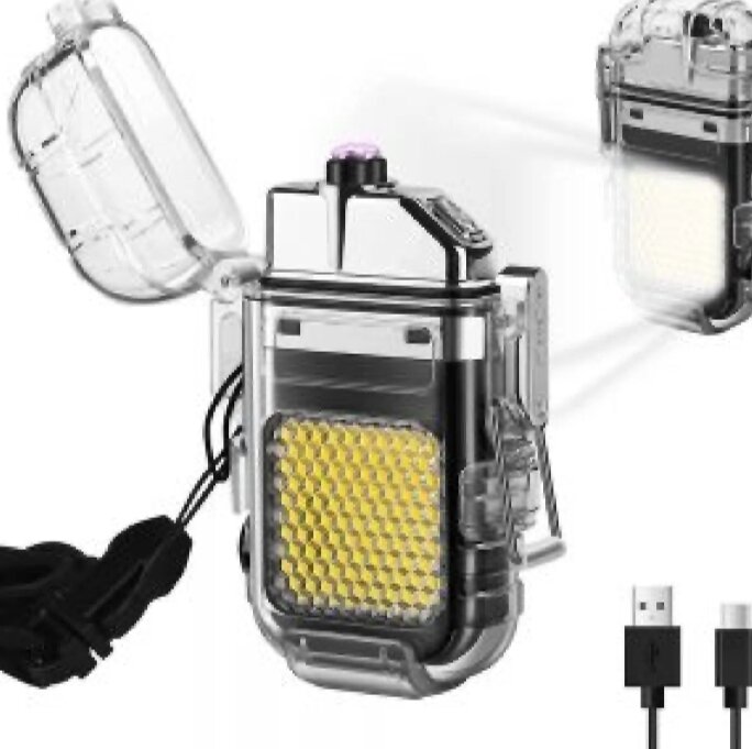 Picture of Transparent Waterproof ARC Electric USB Lighter - Rechargeable