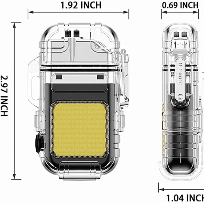 Picture of Transparent Waterproof ARC Electric USB Lighter - Rechargeable